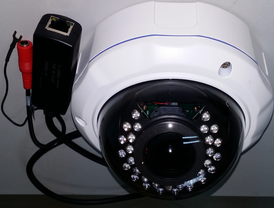 IP Dome Camera 1.3MP High Resolution IR 2.8-12mm VandalProof