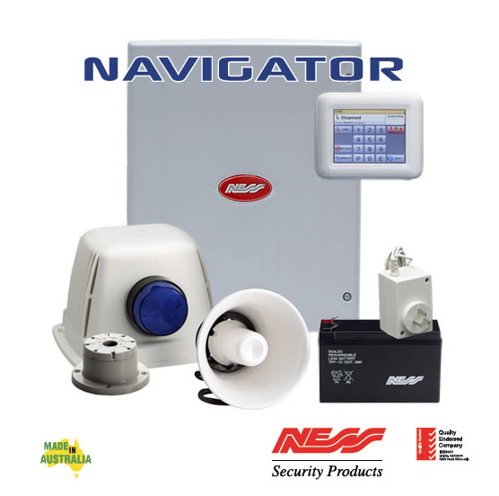 Ness Home Security Alarm System D16X Navigator 16 Zone KIT