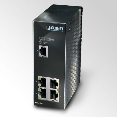 Planet 5-Port Industrial Ethernet Switch
