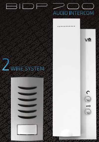 Videoman Audio Intercom BIDP-700Kit for House or 2 units Duplex