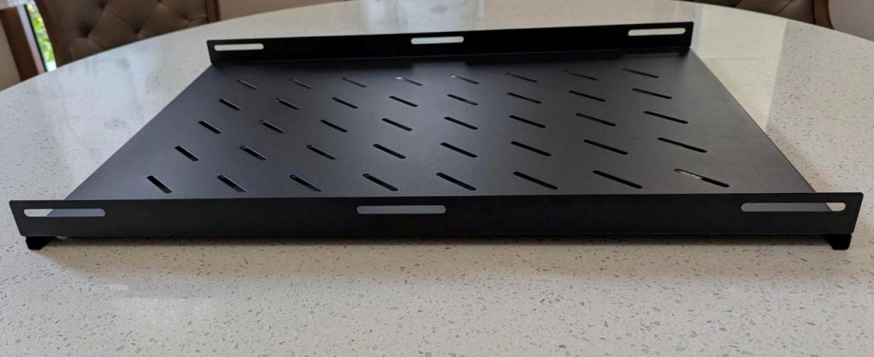 4Cabling 1RU Heavy Duty Server Rack Shelves Data Cabinet Shelves