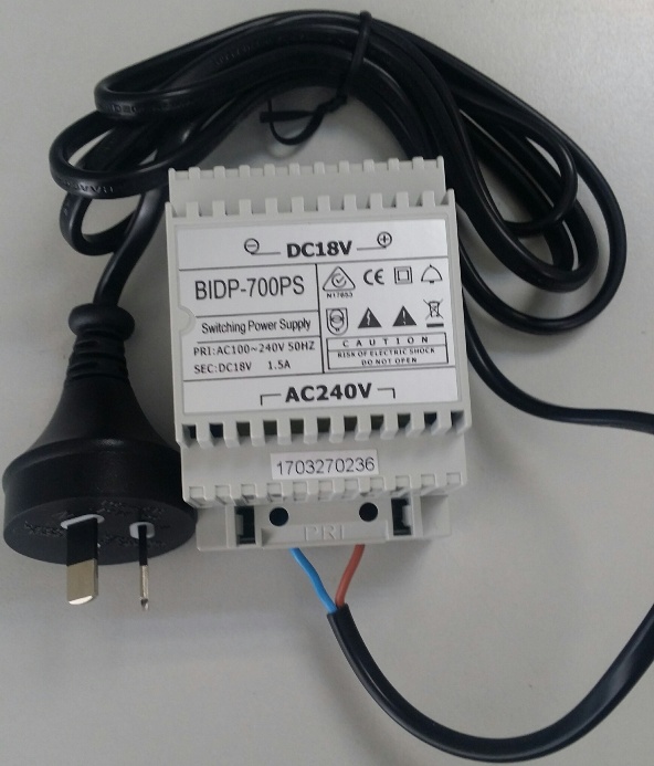 Futuro AC240V DC18V 1.5A Access Control Switching Power Supply