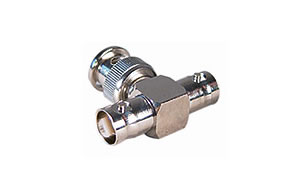BNC male to 2 BNC female T connector