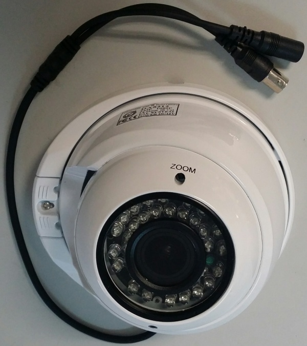 Yaha AHD IR Dome Camera 1/3" Sony 2MP 1080P 2.8-12 mm Len