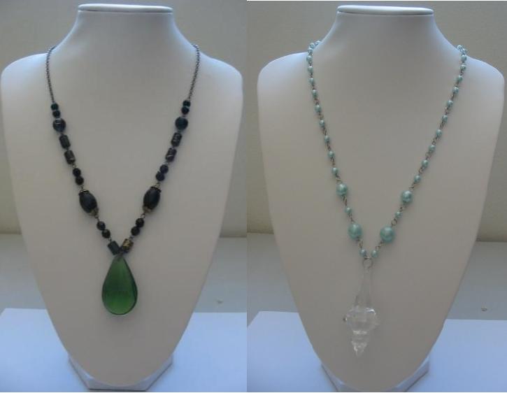 2 x Brand New Elegant Necklace with Pendant