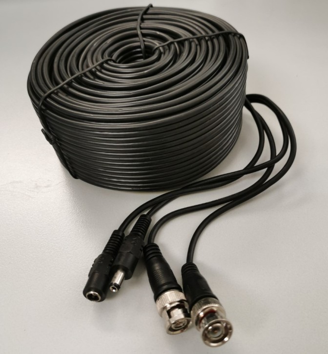 30 Meters Video/Power Premade Security Camera RG59 cable