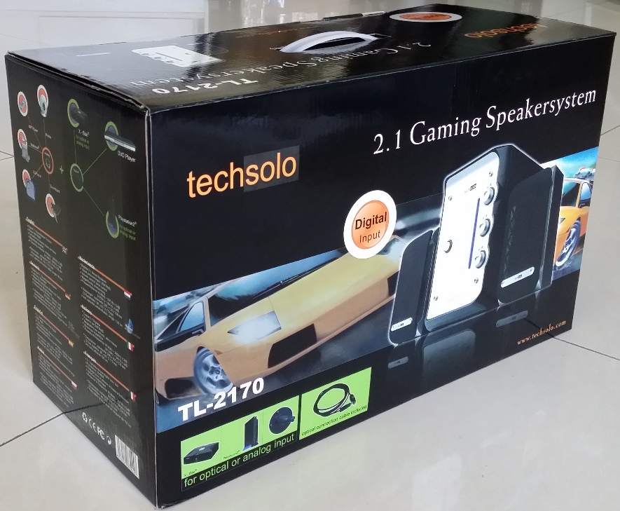 35W Powerful Gaming Digital Subwoofer Speakers TV PC DVD Player