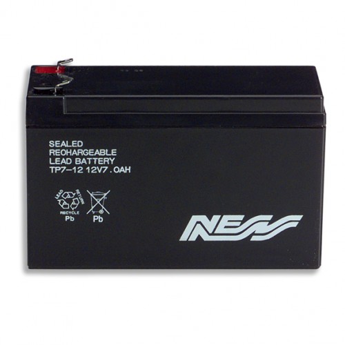 NESS Alarm Battery Sealed Rechargeable Lead Acid 12V 7.0Ah
